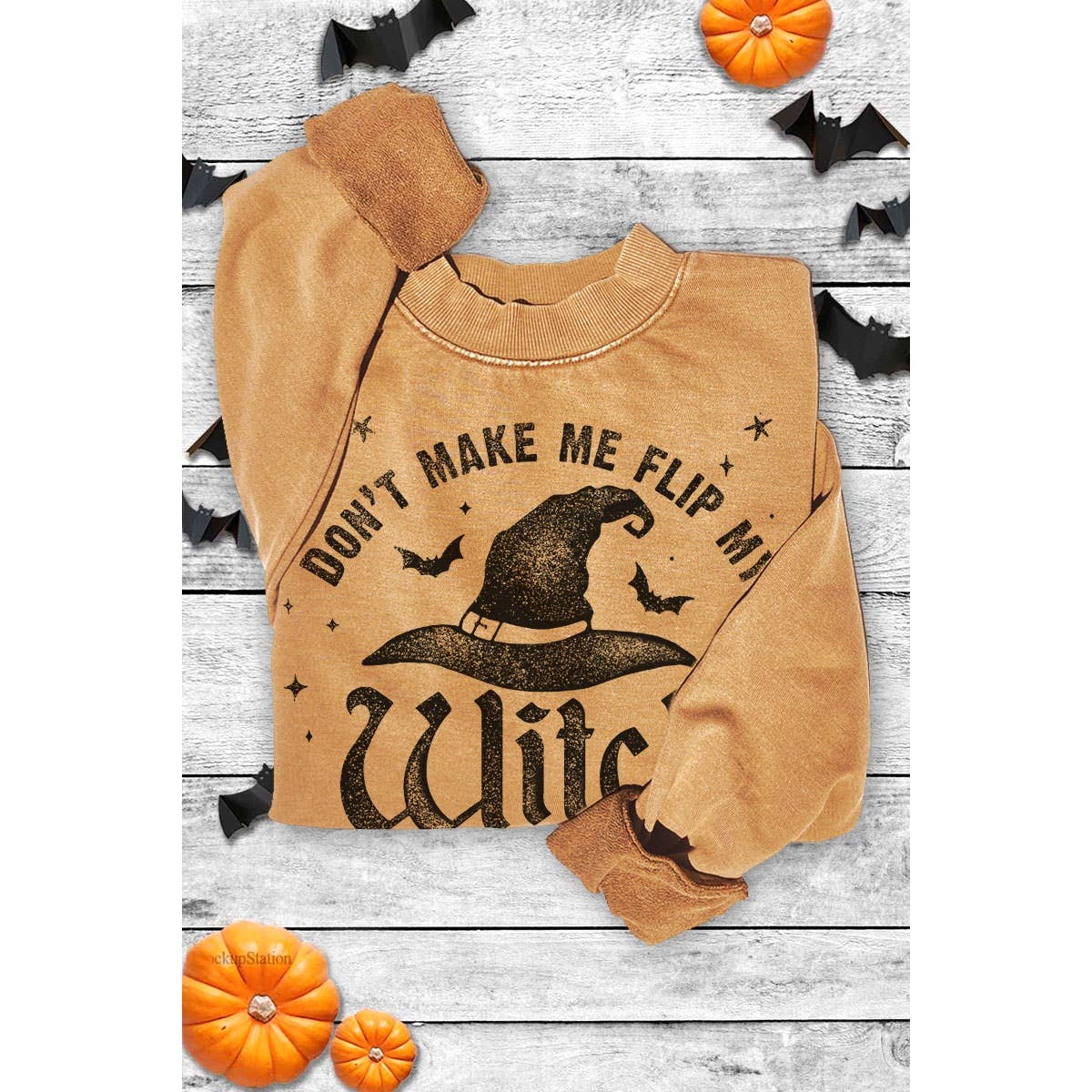 WITCH SWITCH MINERAL GRAPHIC SWEATWHIRTS: Mineral Grey / S-M-L-XL(1-2-2-1)