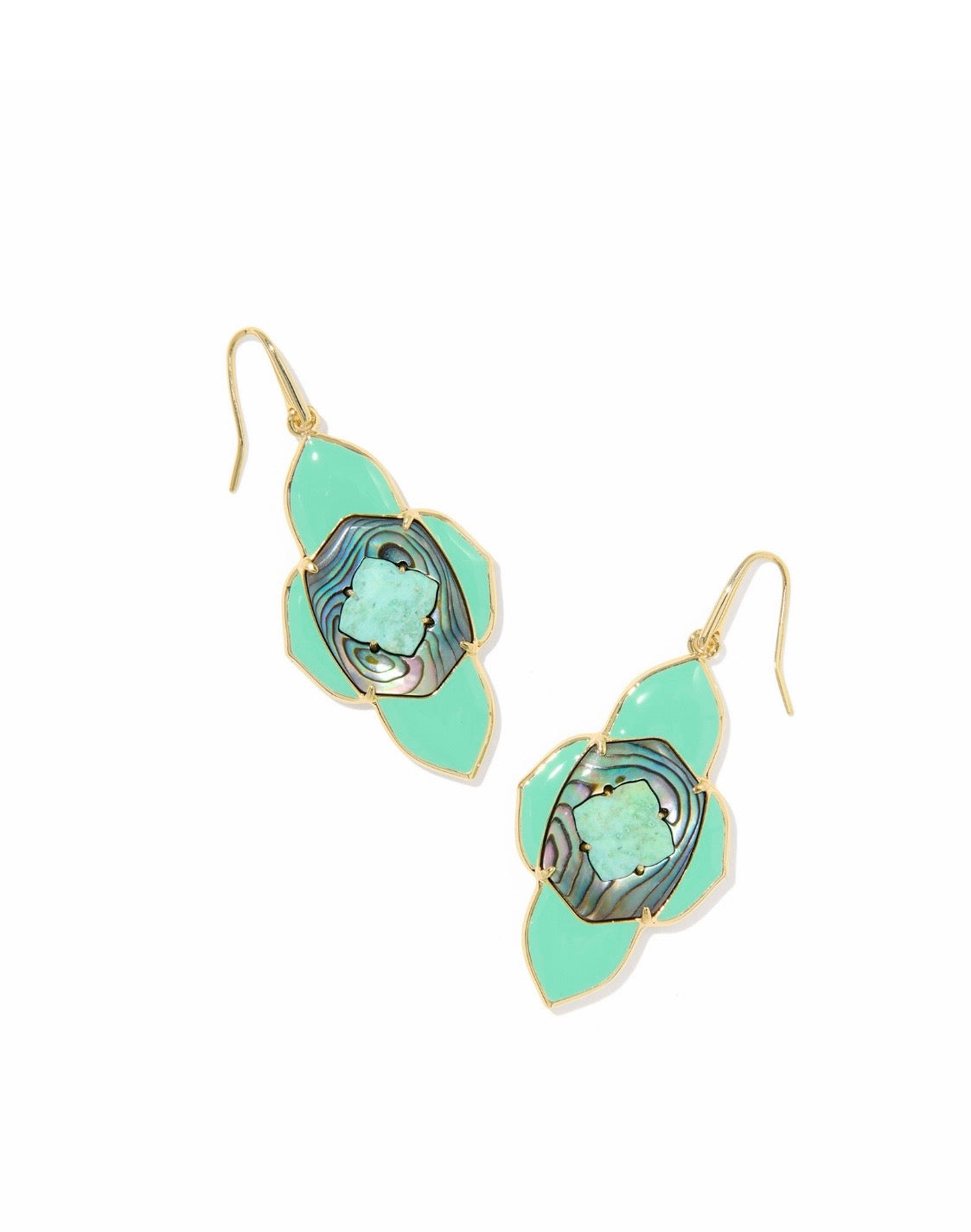 Abbie Medallion Drop Earrings