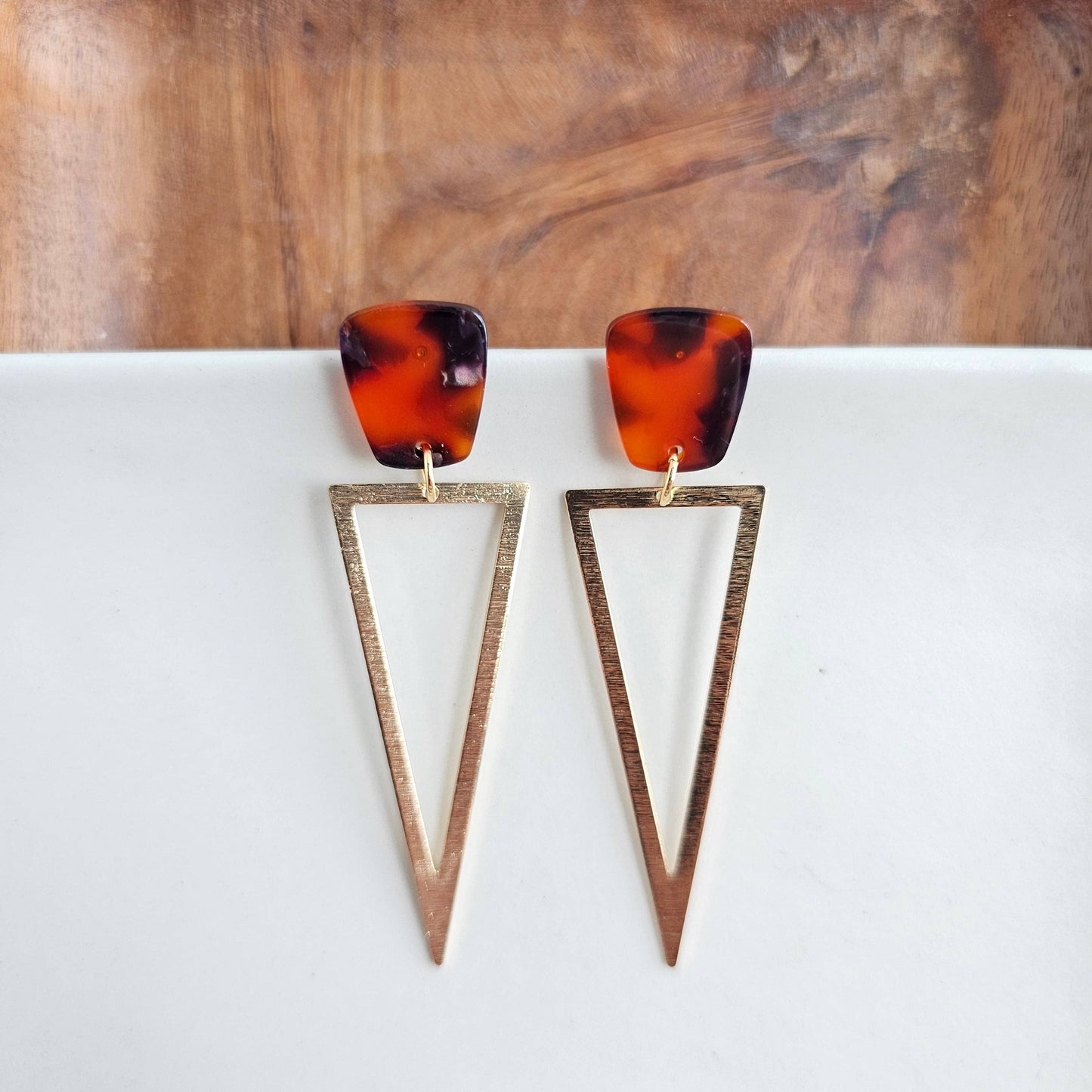 Tinley Earrings - Sedona Tortoise // Fall, Jewelry, Gifts