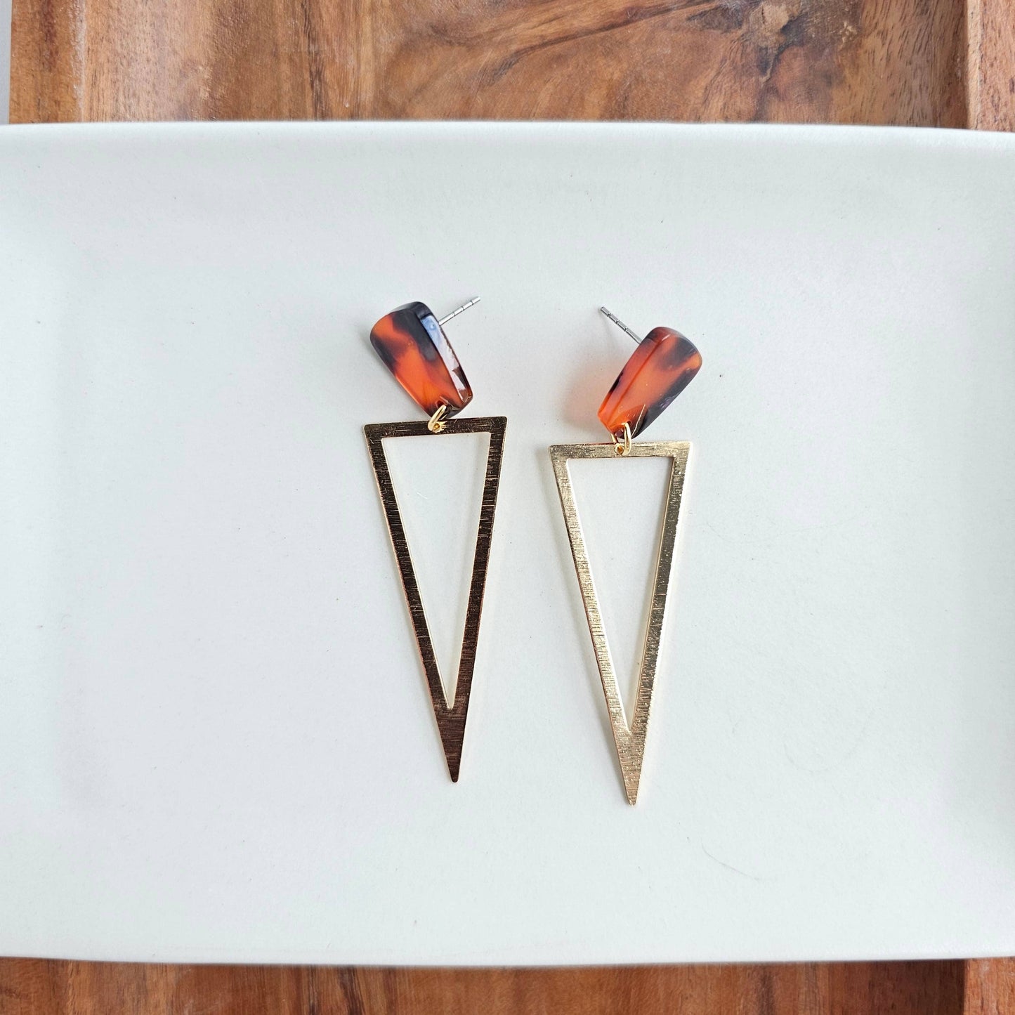 Tinley Earrings - Sedona Tortoise // Fall, Jewelry, Gifts