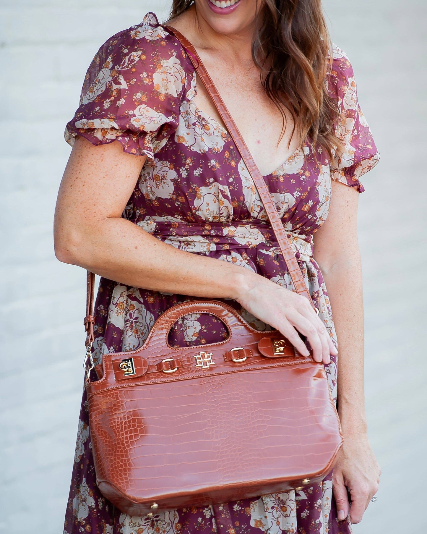 Savannah Handbag Saddle EC: Default