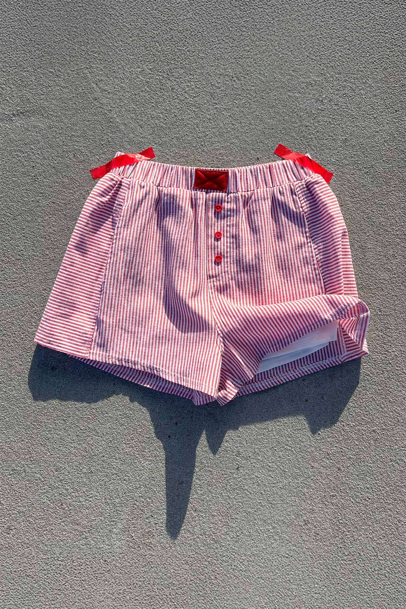 Blue Striped & Checker Boxer Shorts