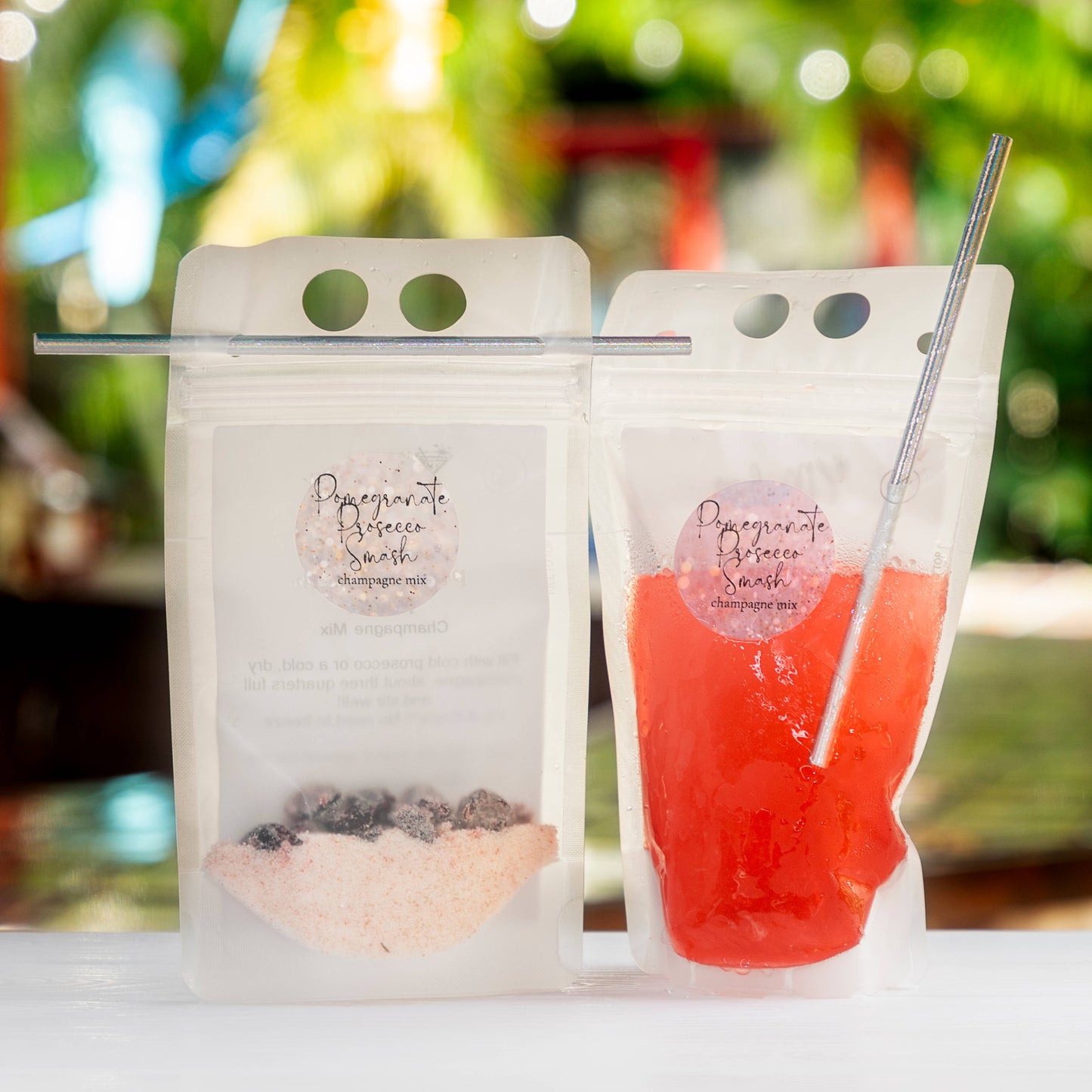 Slush Cocktail Pouches: Blueberry Lavender Lemonade