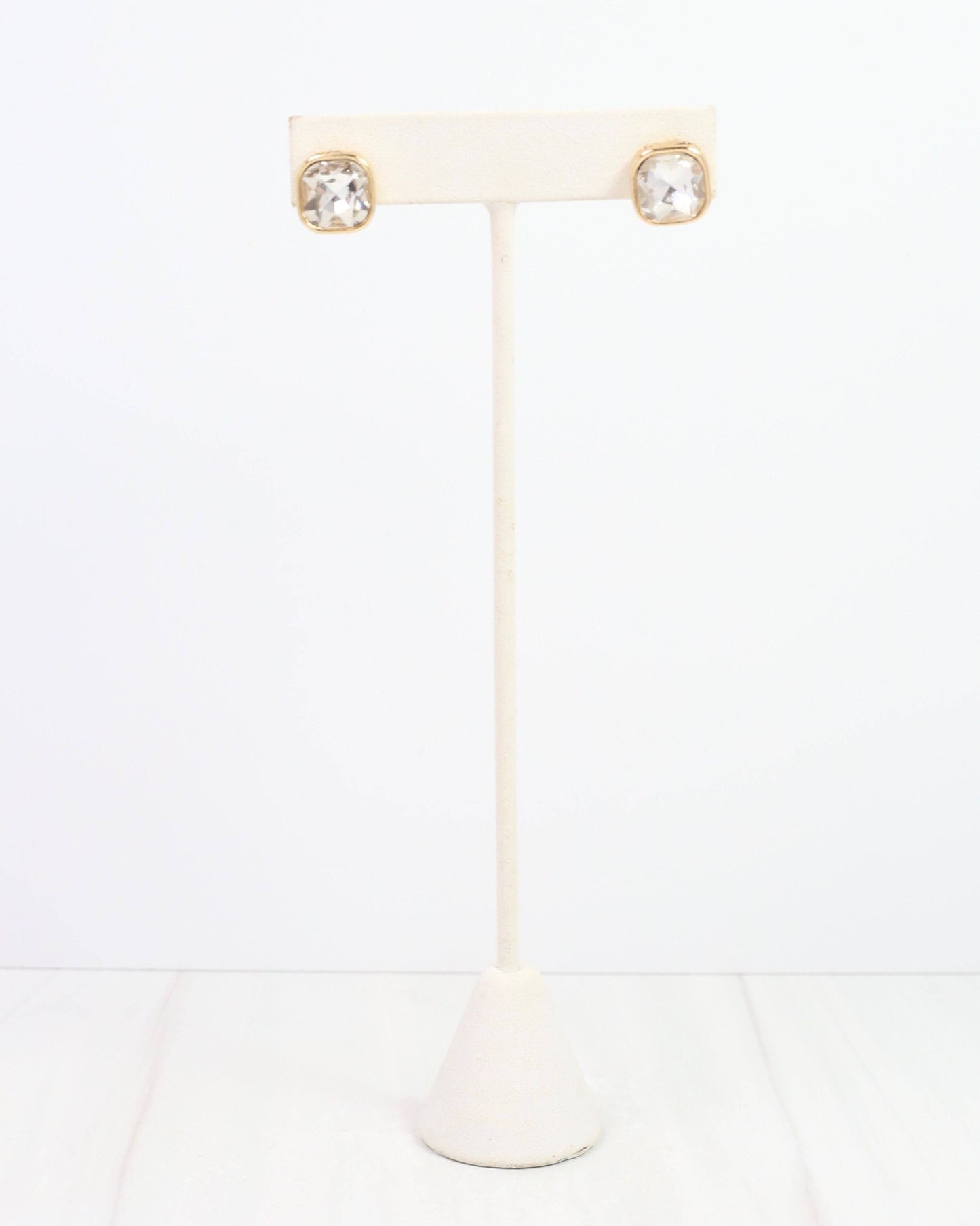 Fontaine Crystal Stud Gold: Default