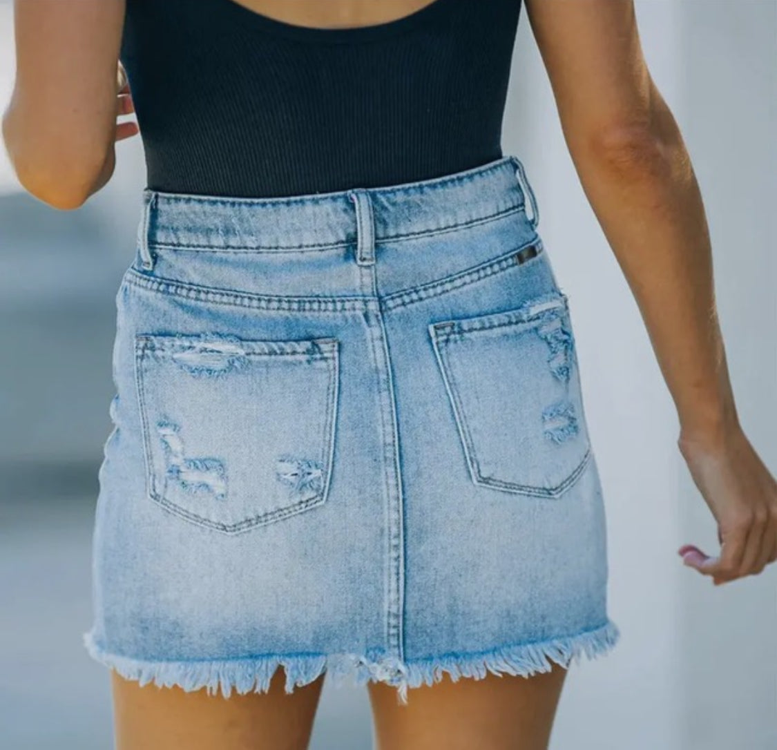 Blue Jean Skirt