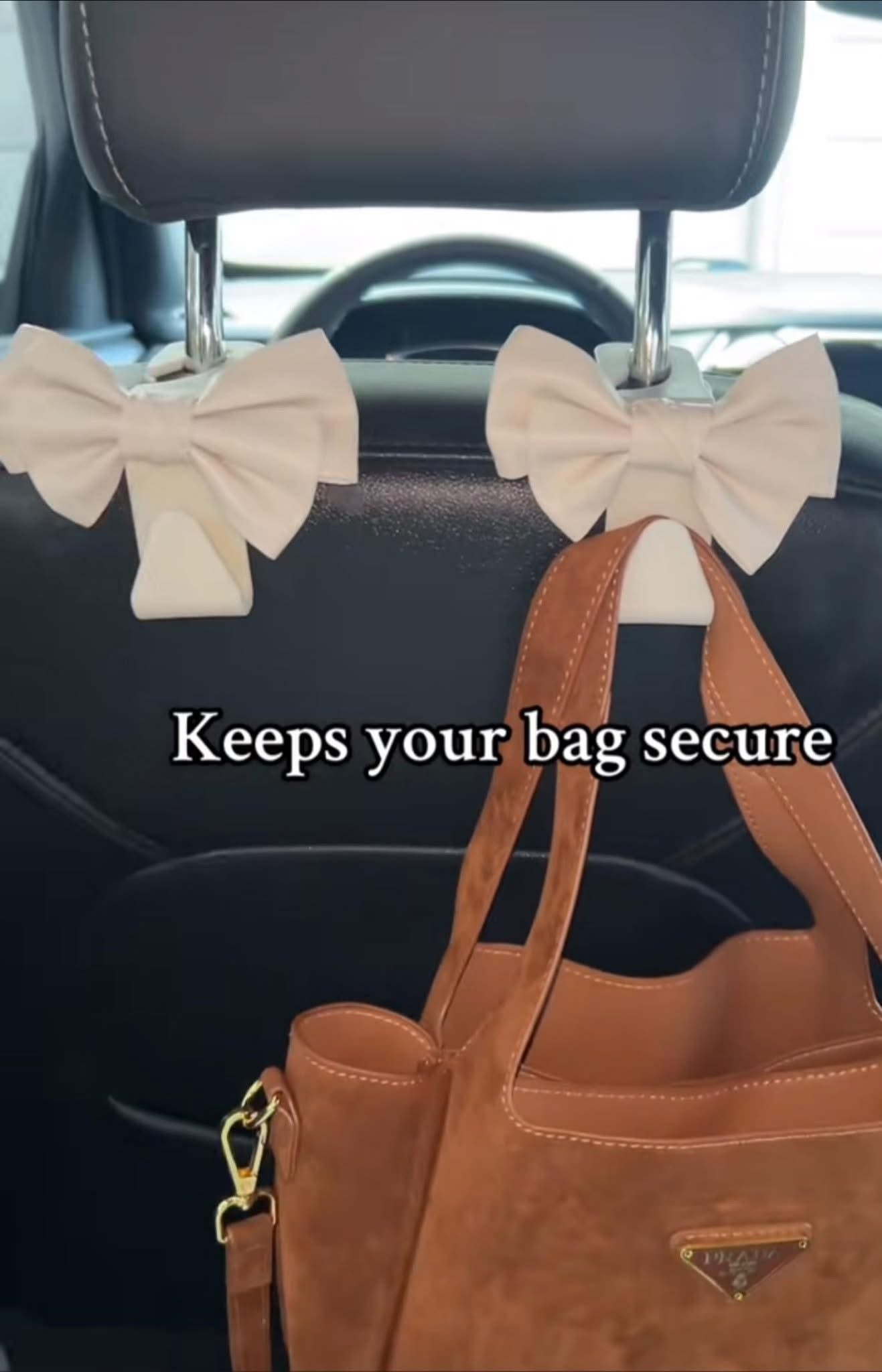 Bow Bag Holder For Car