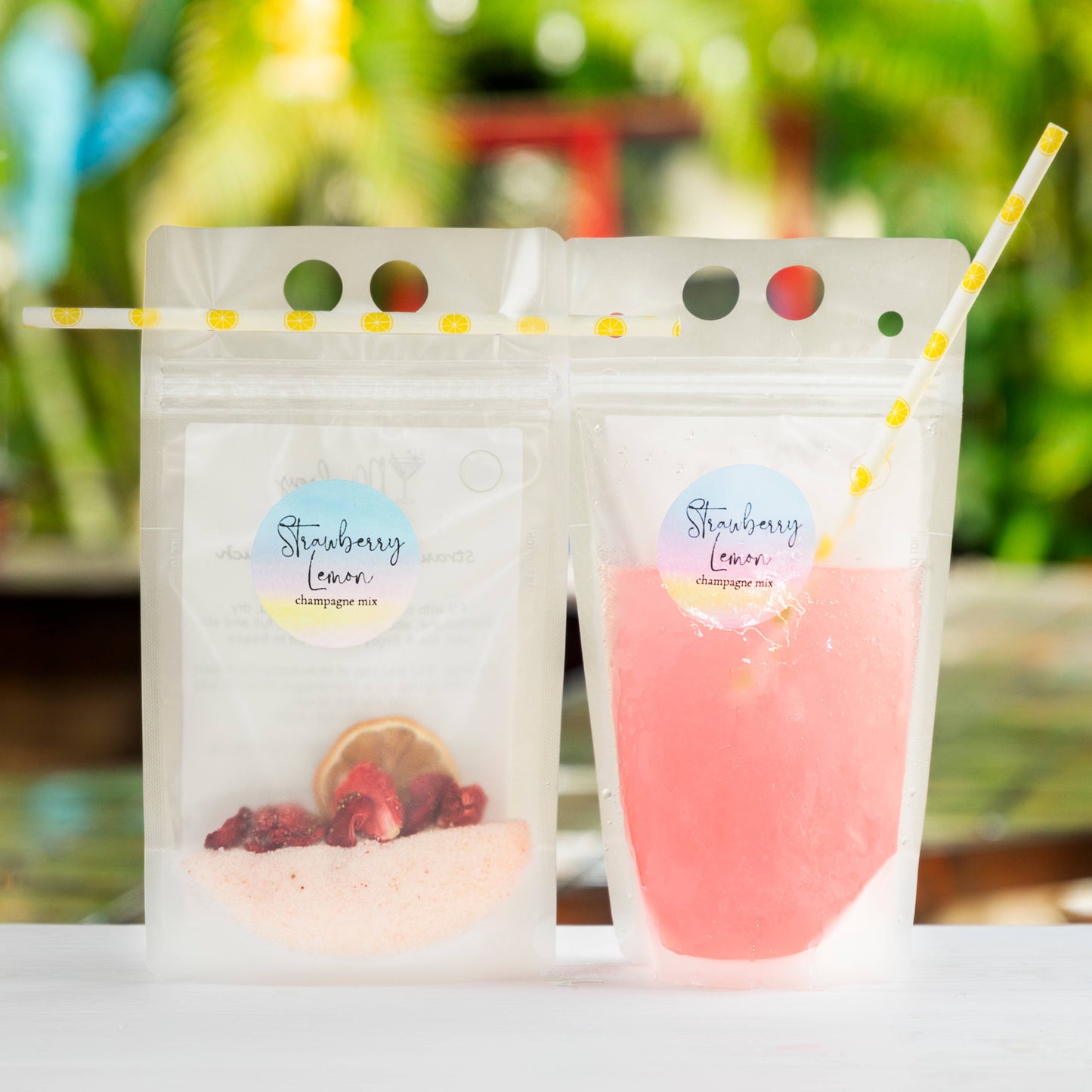 Slush Cocktail Pouches: Skinny Raspberry Lemonade