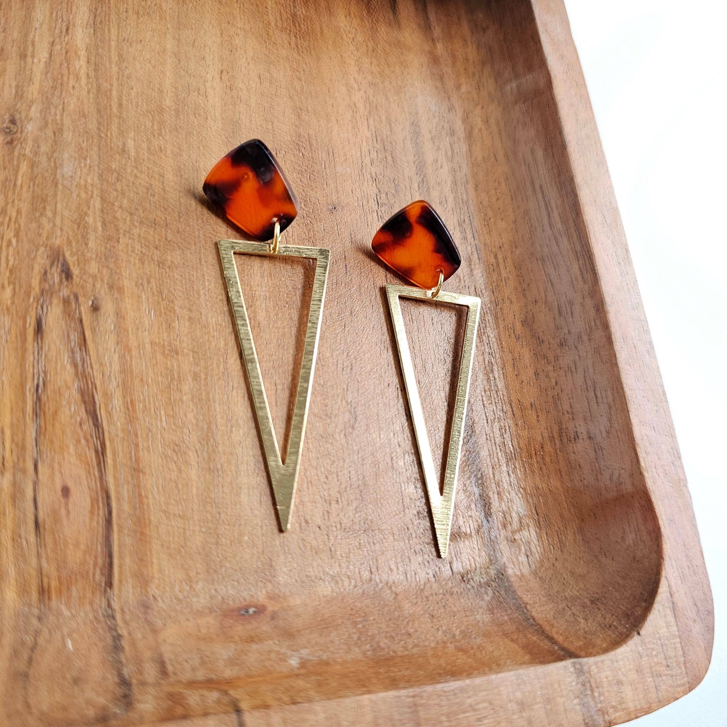Tinley Earrings - Sedona Tortoise // Fall, Jewelry, Gifts