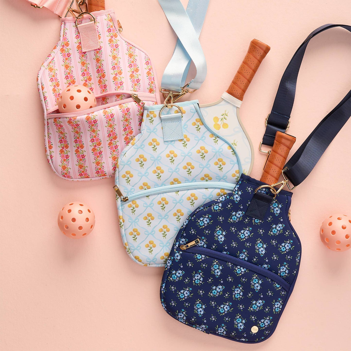 Pickleball Paddle Case-Petal Parade Pink