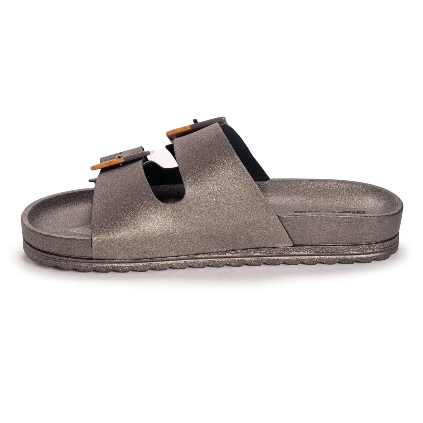 Muk Luks Women's Grand Cayman Sandal: Pewter