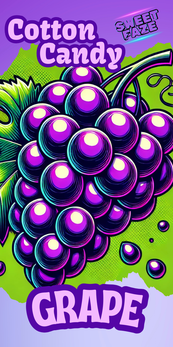 Handmade Grape Cotton Candy - Wholesale