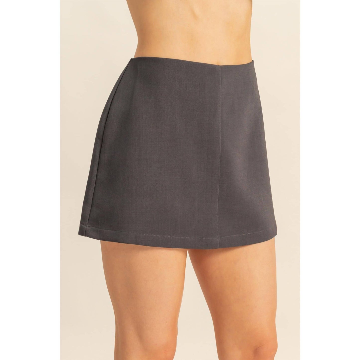 Modern Mini Skort: BLACK