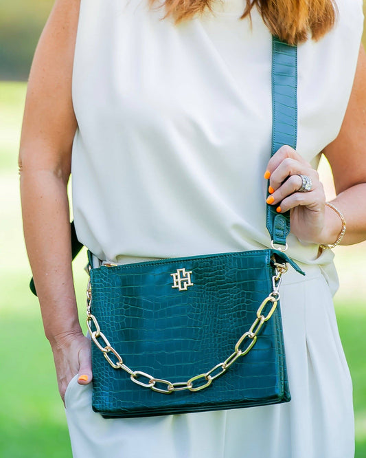 Ariana Crossbody Hunter Green EC: Default
