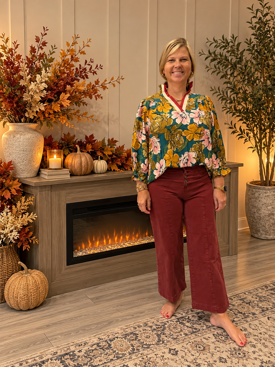 The Falling for Florals Blouse πΈπ