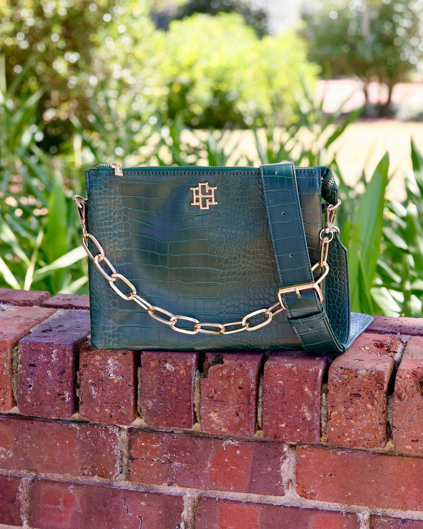 Ariana Crossbody Hunter Green EC: Default