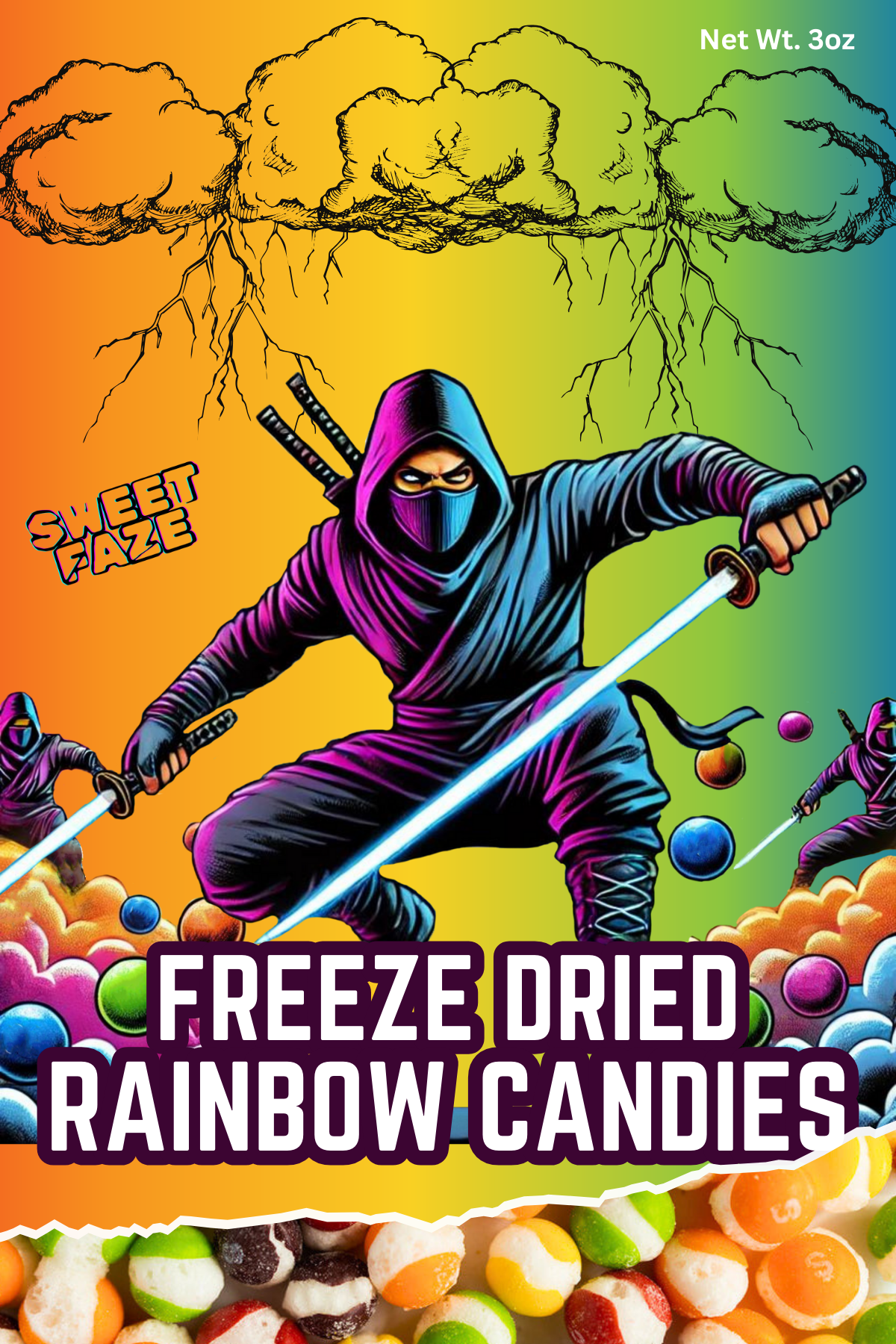 Freeze Dried Rainbow Candies | Wholesale