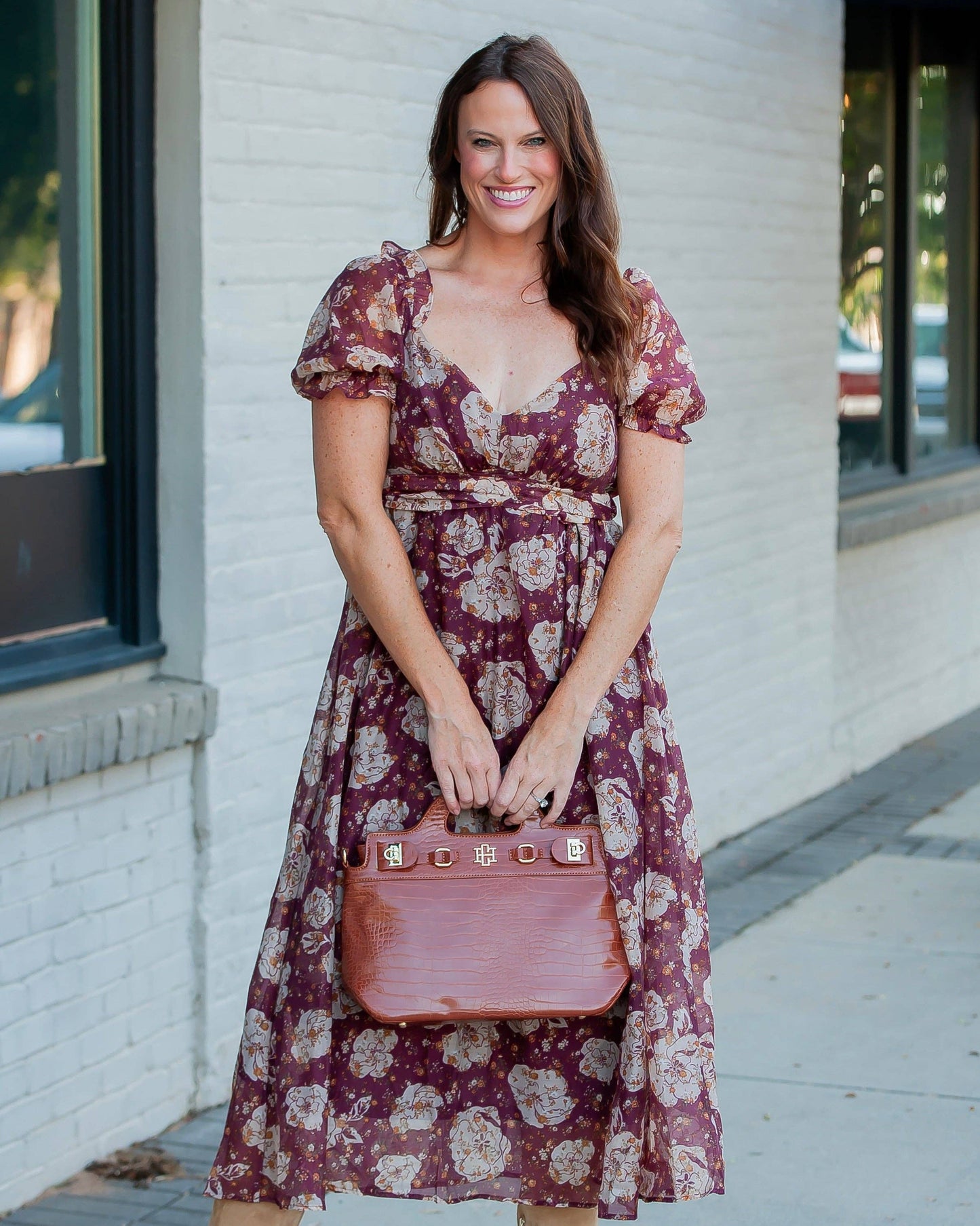 Savannah Handbag Saddle EC: Default