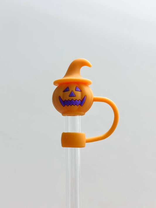Straw Cover 10MM "Orange Pumpkin"