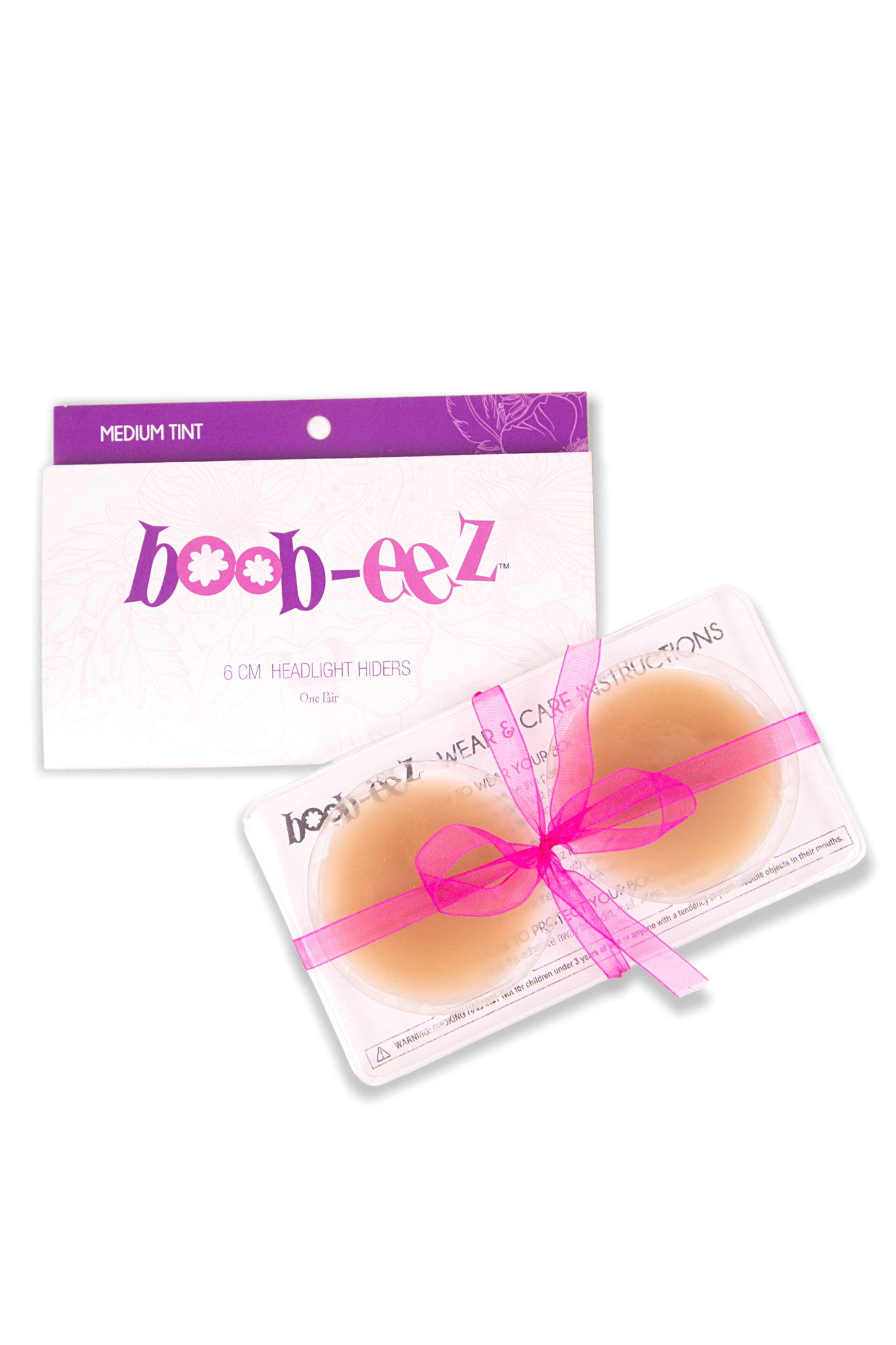 6cm Nipple Covers: Light Tint