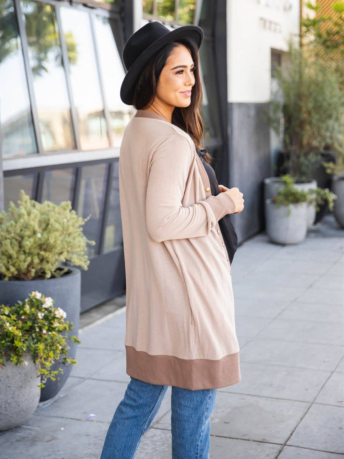 Solid Cleo Snap Cardigan: Yellow / Medium