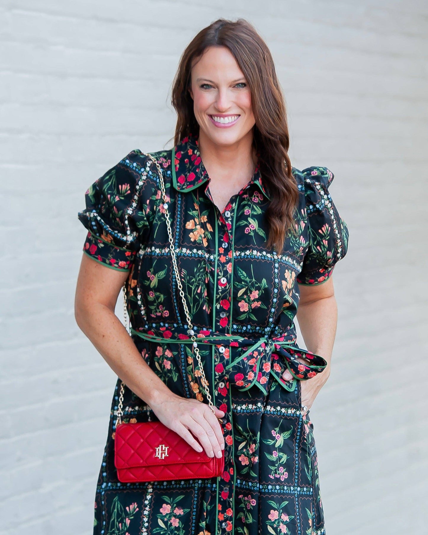 Brynleigh Clutch Crossbody Red SQ: Default