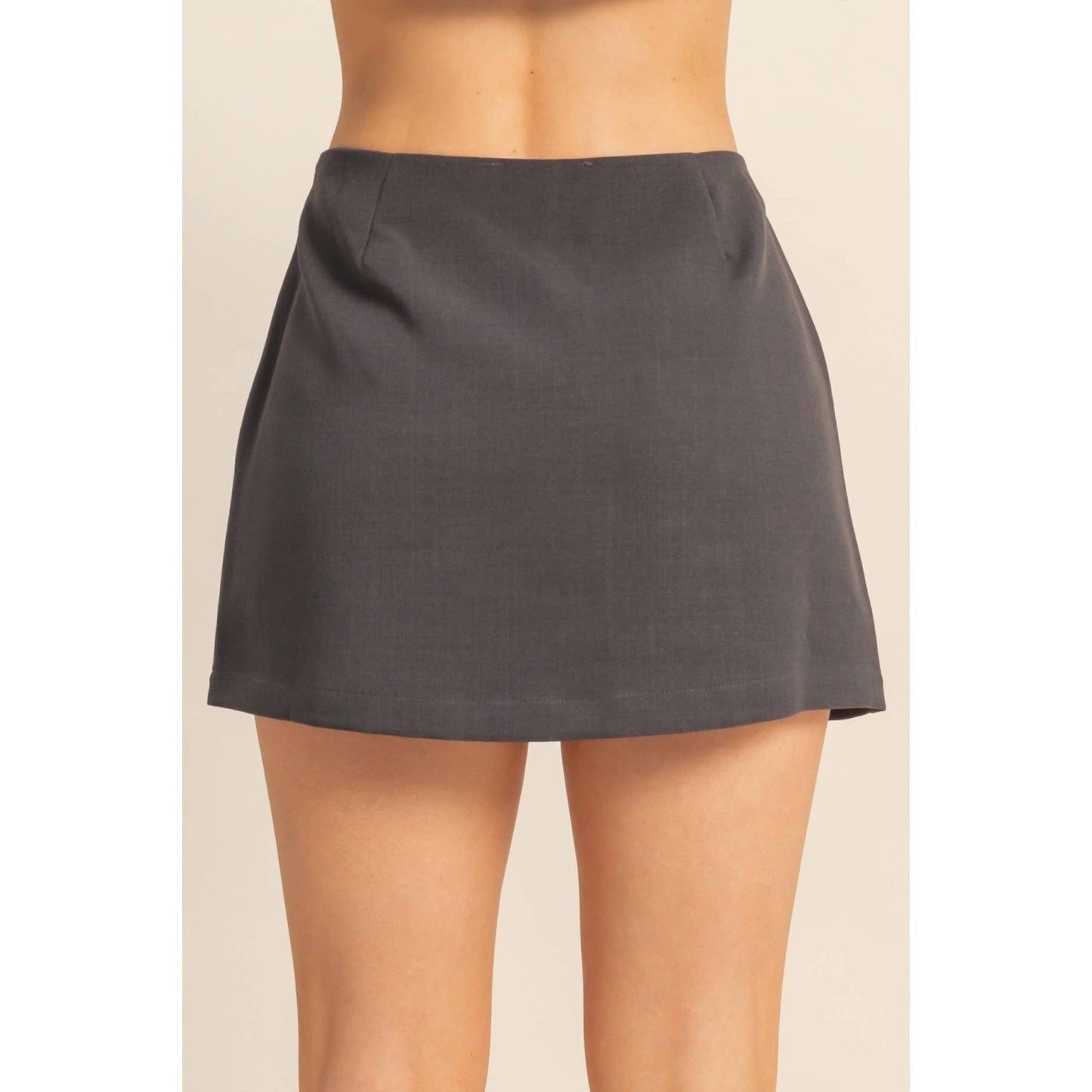 Modern Mini Skort: BLACK