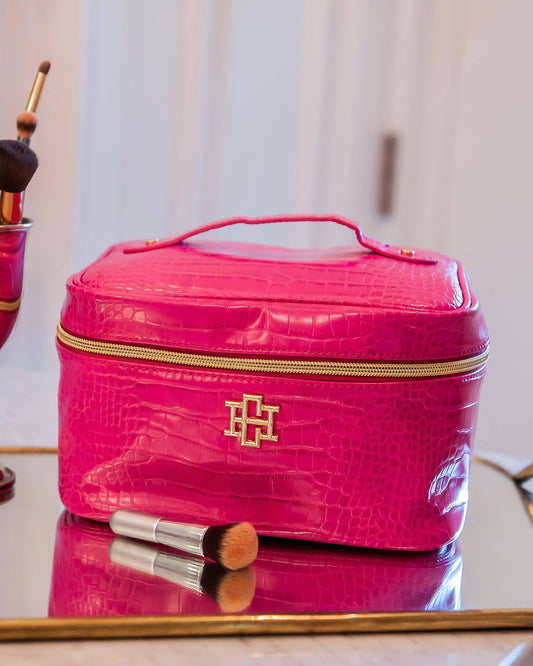Hampton Train Case Hot Pink EC: Default