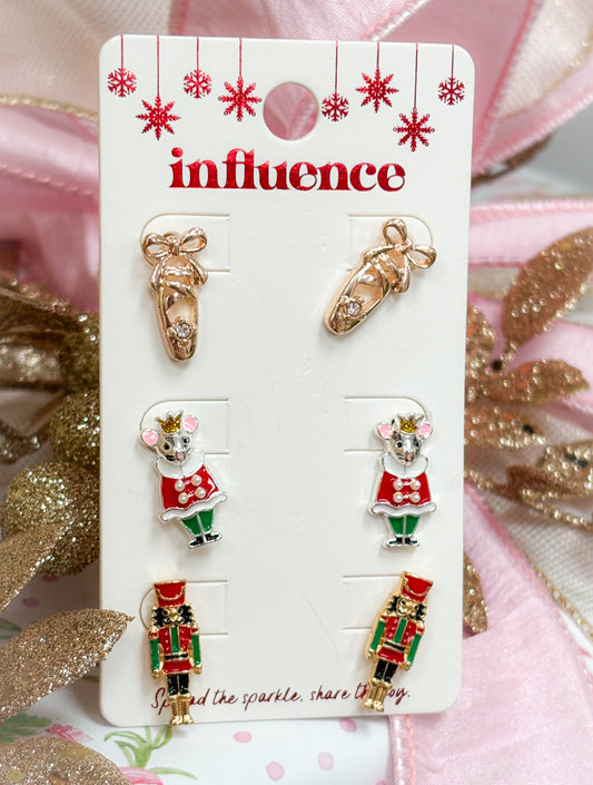 Nutcracker Ballet Earring Set