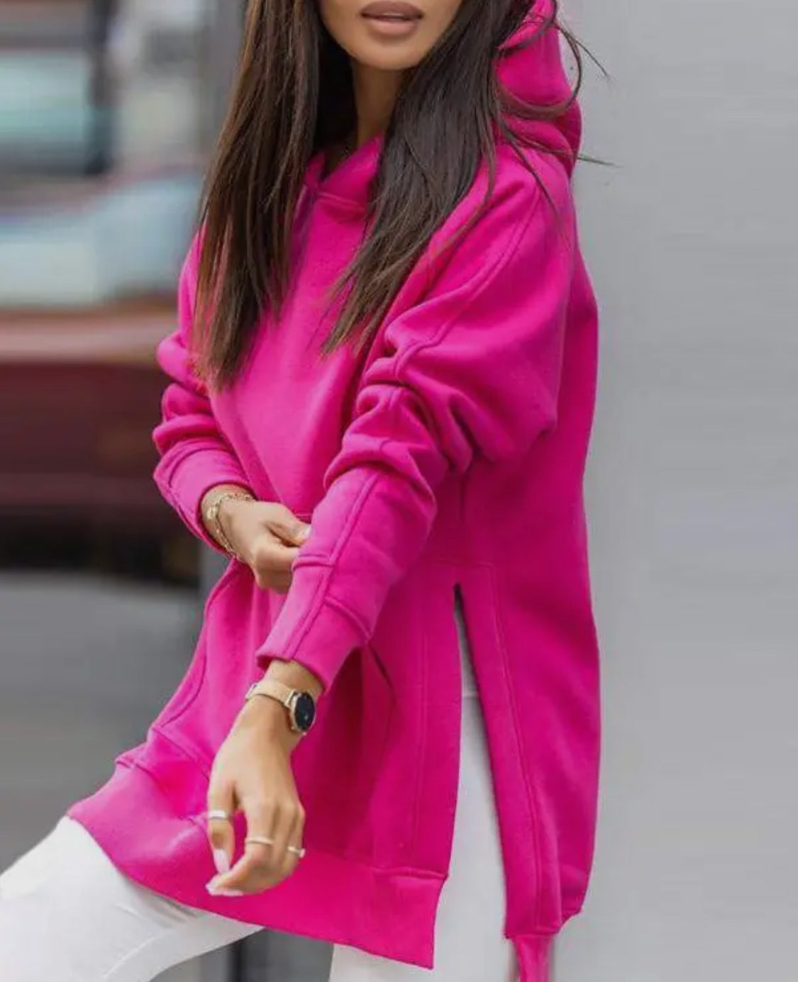 Hot Pink Hoodie