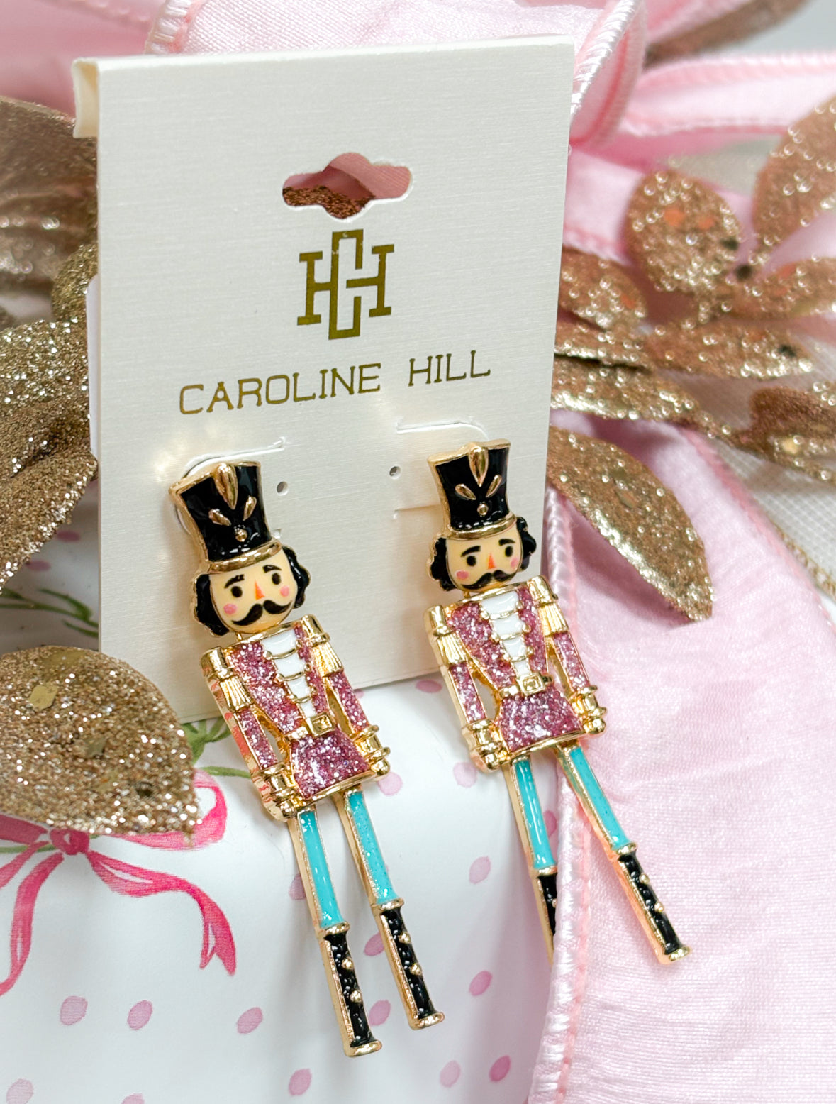 Pink And Blue Naughty Or Nice Nutcracker