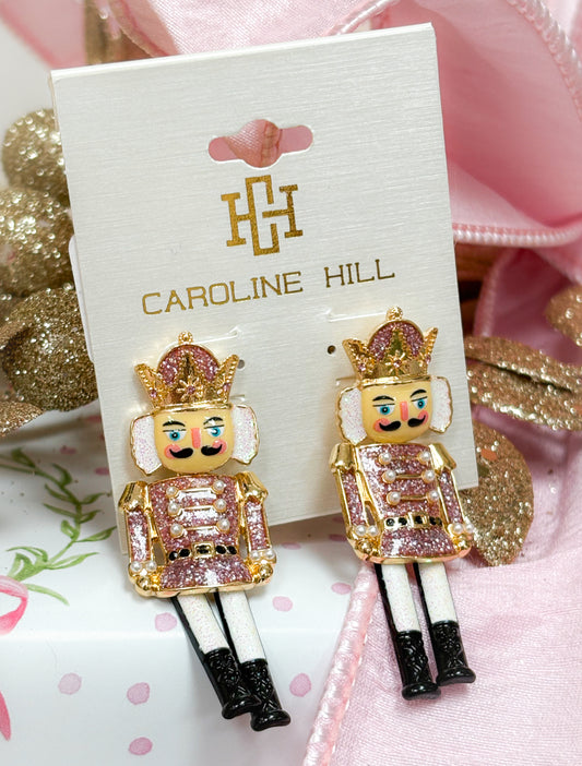 Pink Nutcracker Waltz Earrings