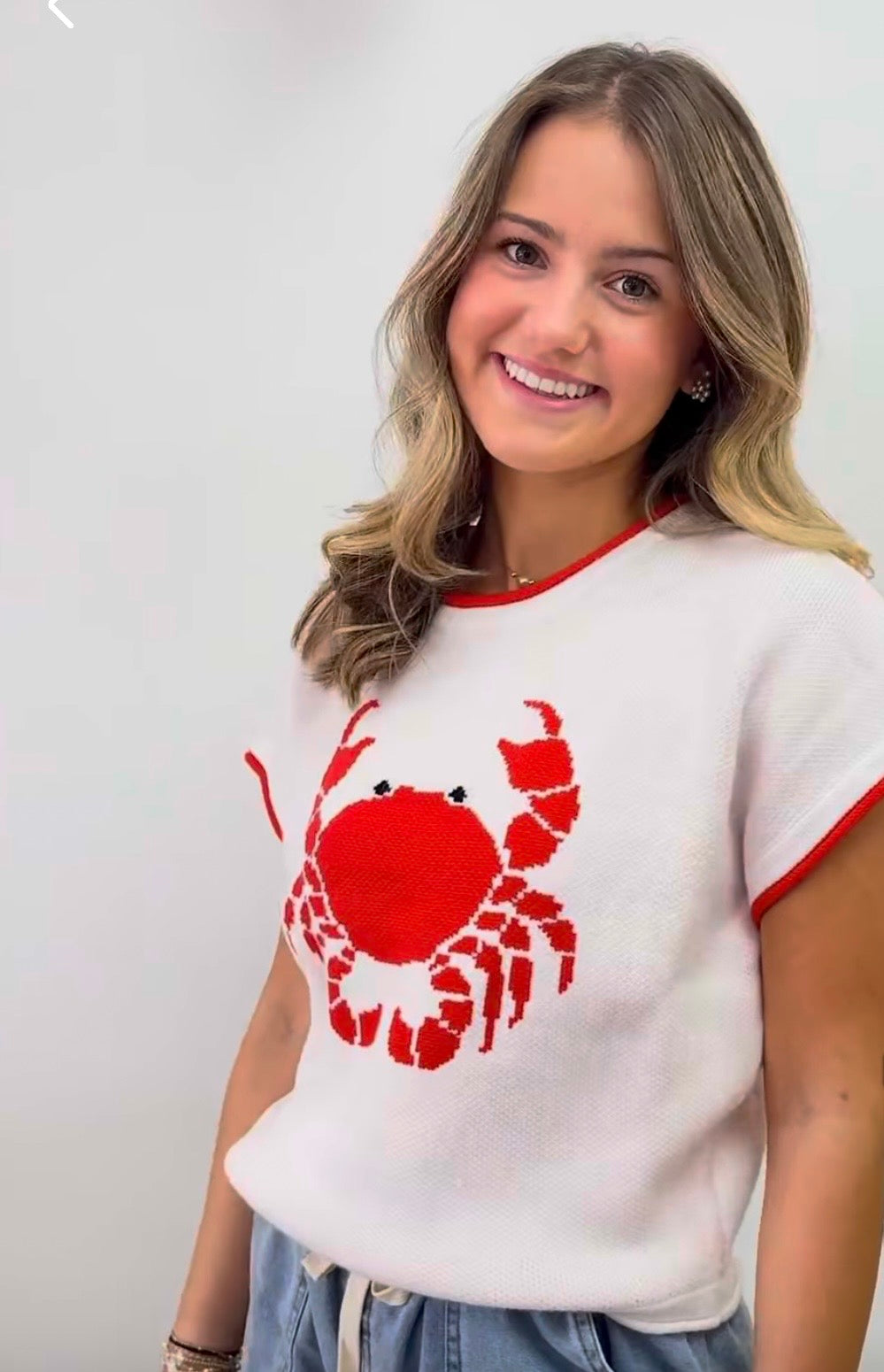 Crabby Cutie Knit Top