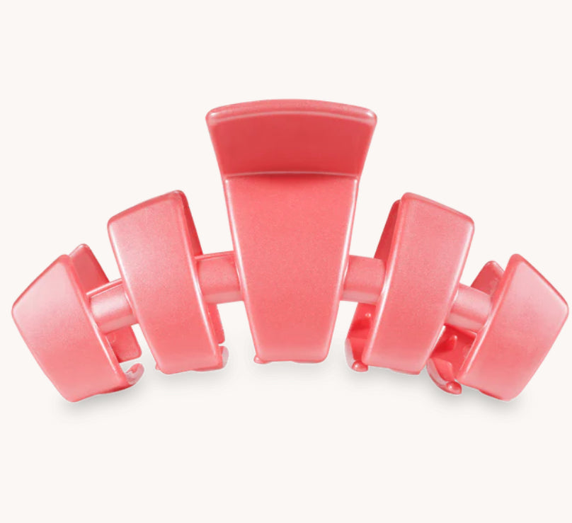 Classic Calming Coral Claw Clip