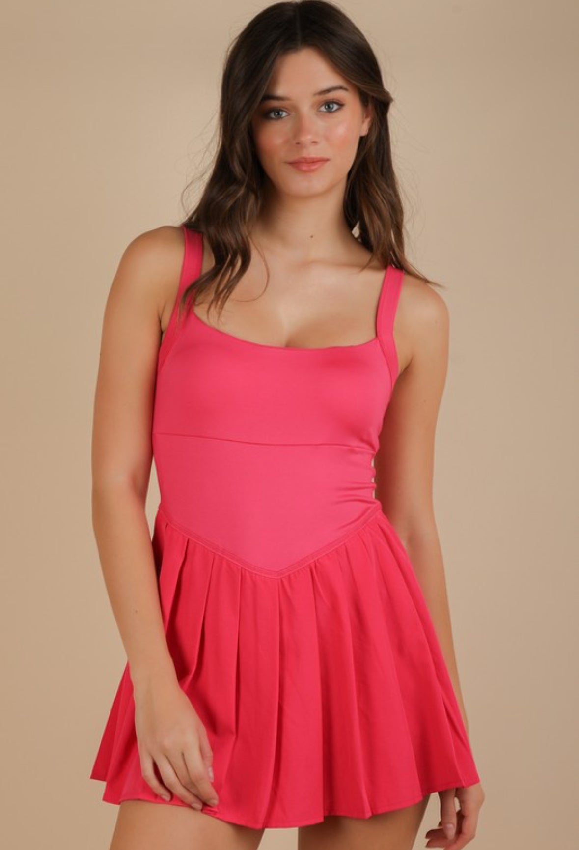 Activewear Dress With Under Shorts