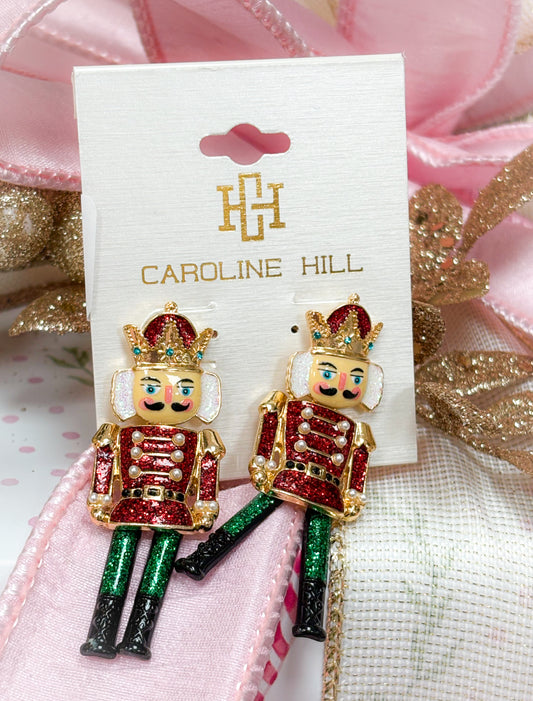 Red Nutcracker Waltz Earrings