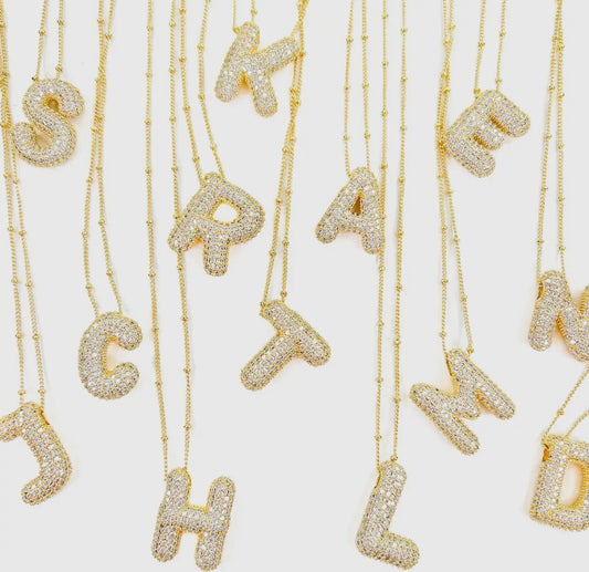 Savvy Bling Diamond Bubble Necklace