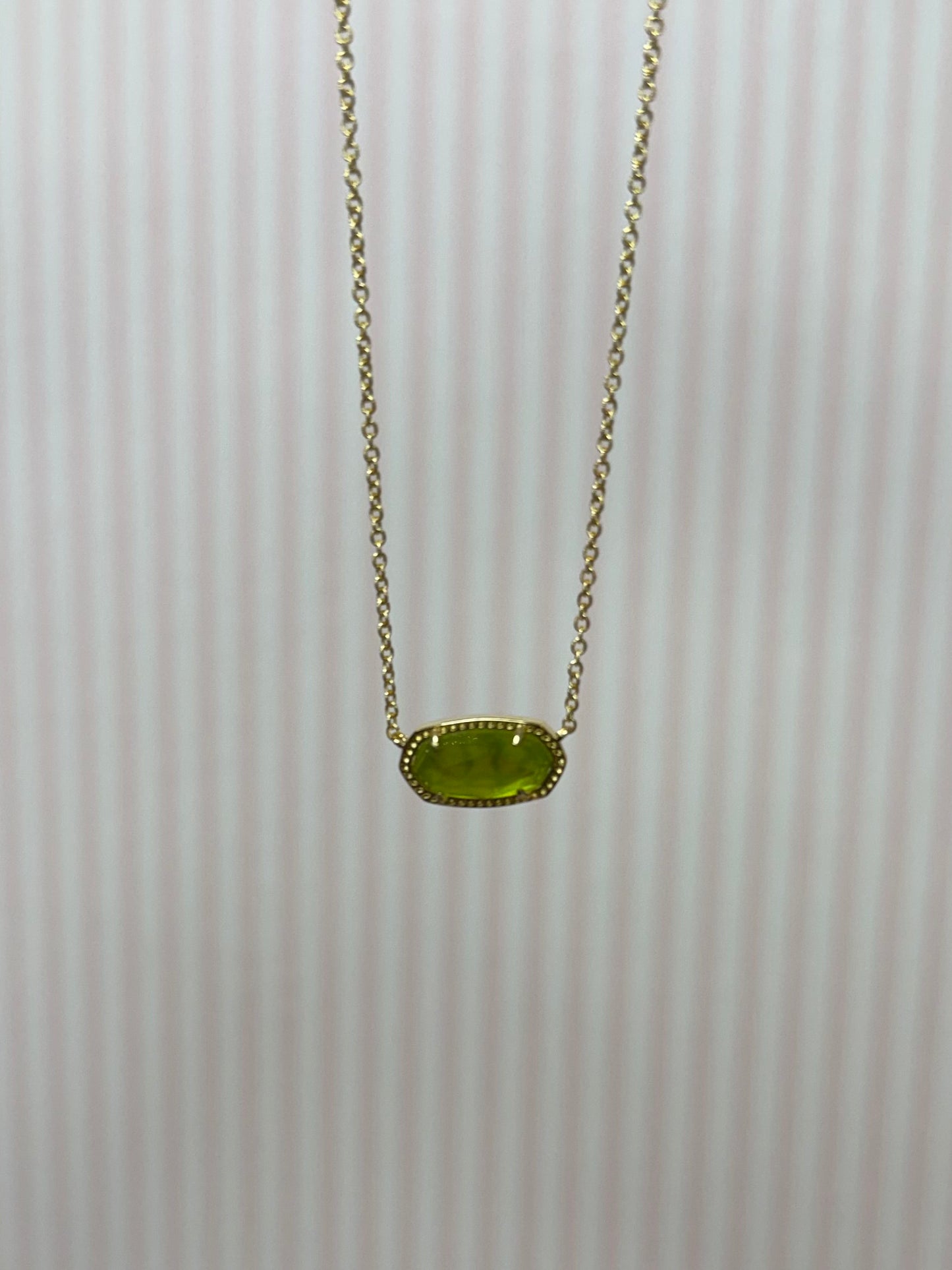 Green Elisa Gold Necklace KS