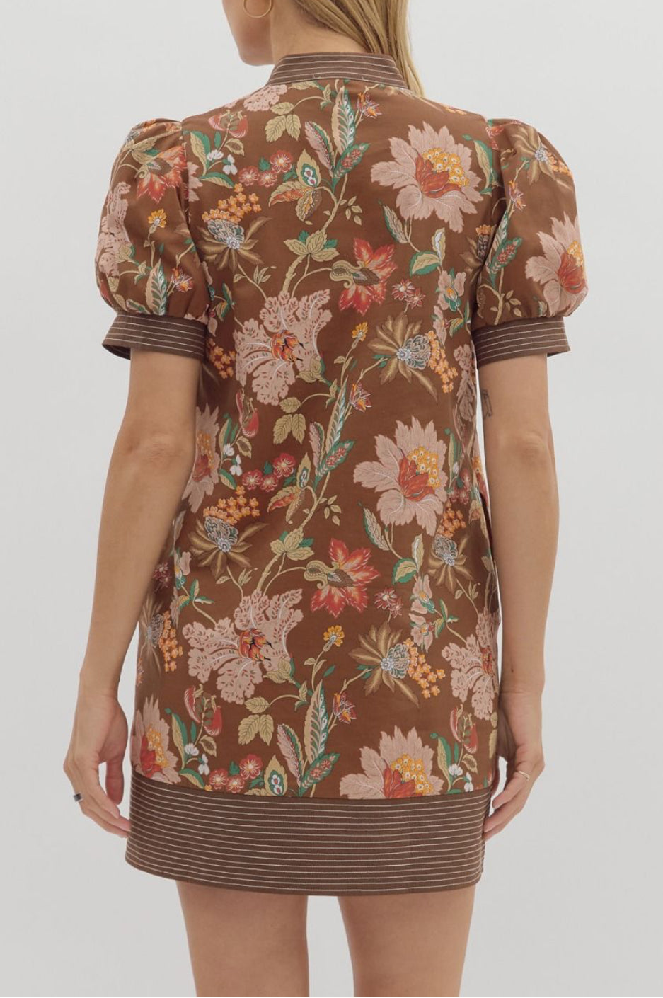 Fall Floral ENTRO Dress
