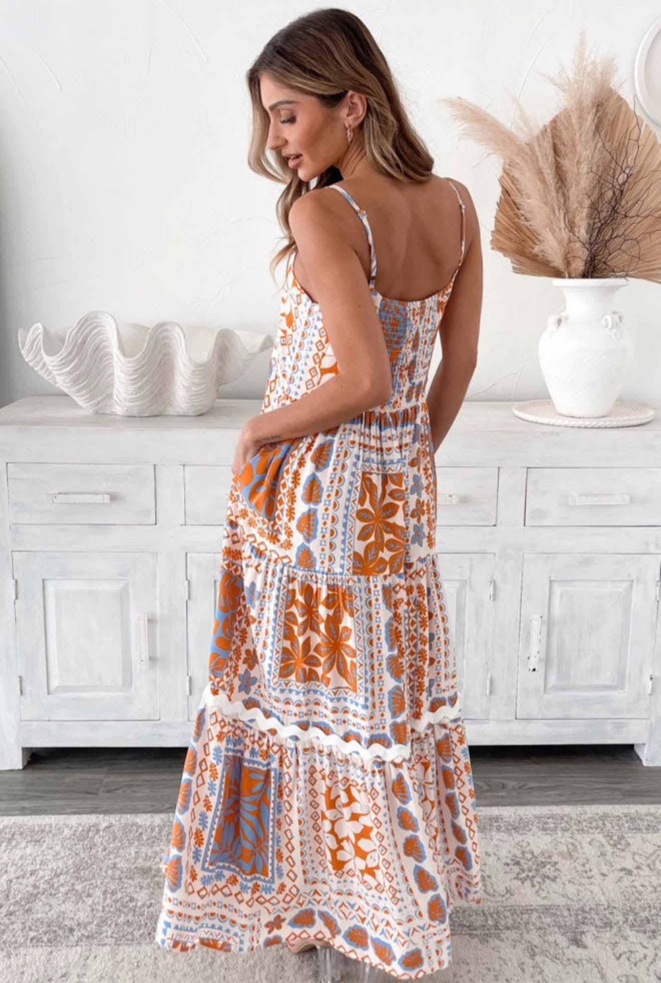 Beachy Print Dress