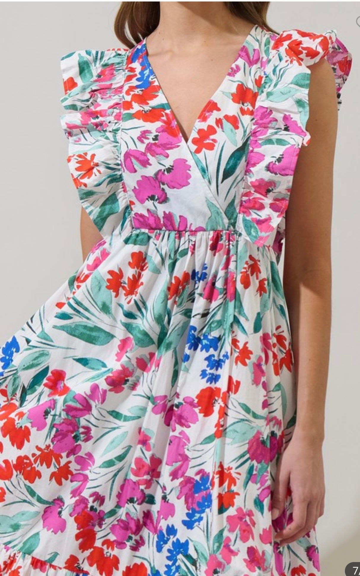 Kivia Blossom Midi Dress