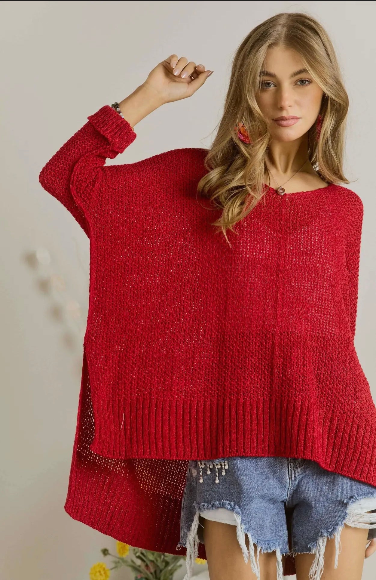 Loose fit sweater