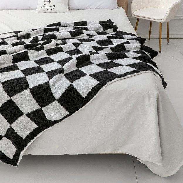 Checkered Pattern Throw
