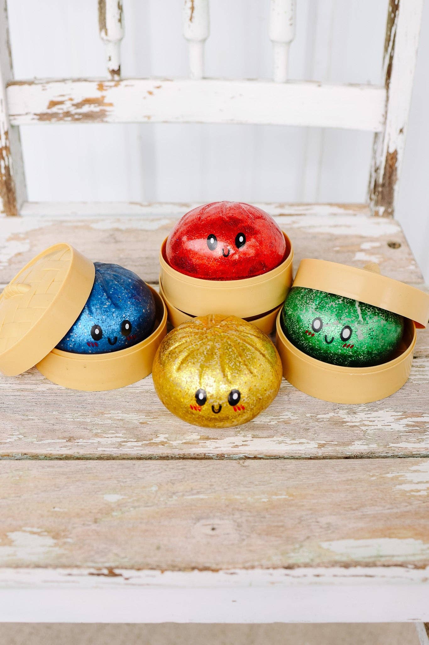 Glitter Dumpling Squishy β¨π₯
