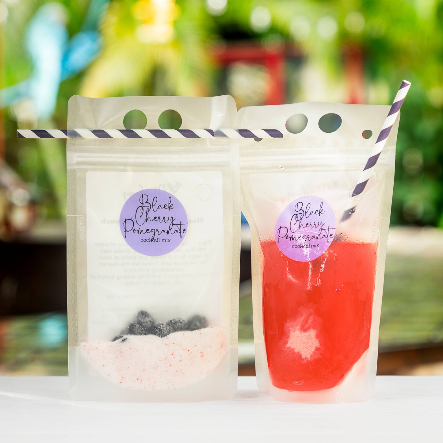 Slush Cocktail Pouches: Blueberry Lavender Lemonade