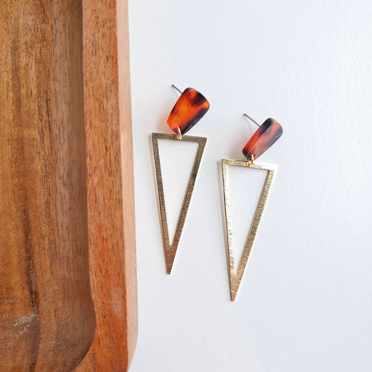Tinley Earrings - Sedona Tortoise // Fall, Jewelry, Gifts