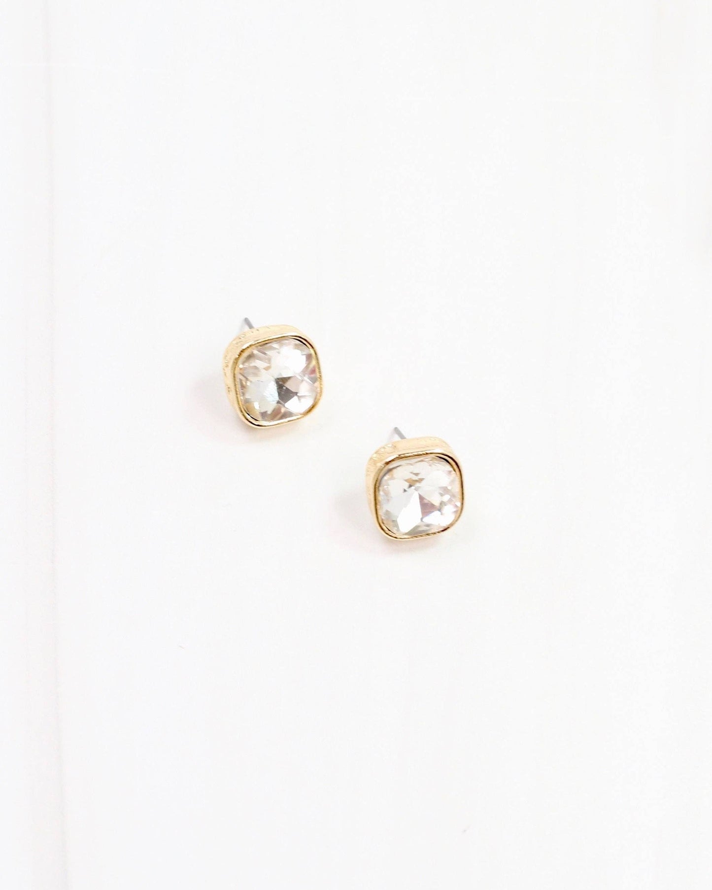 Fontaine Crystal Stud Gold: Default