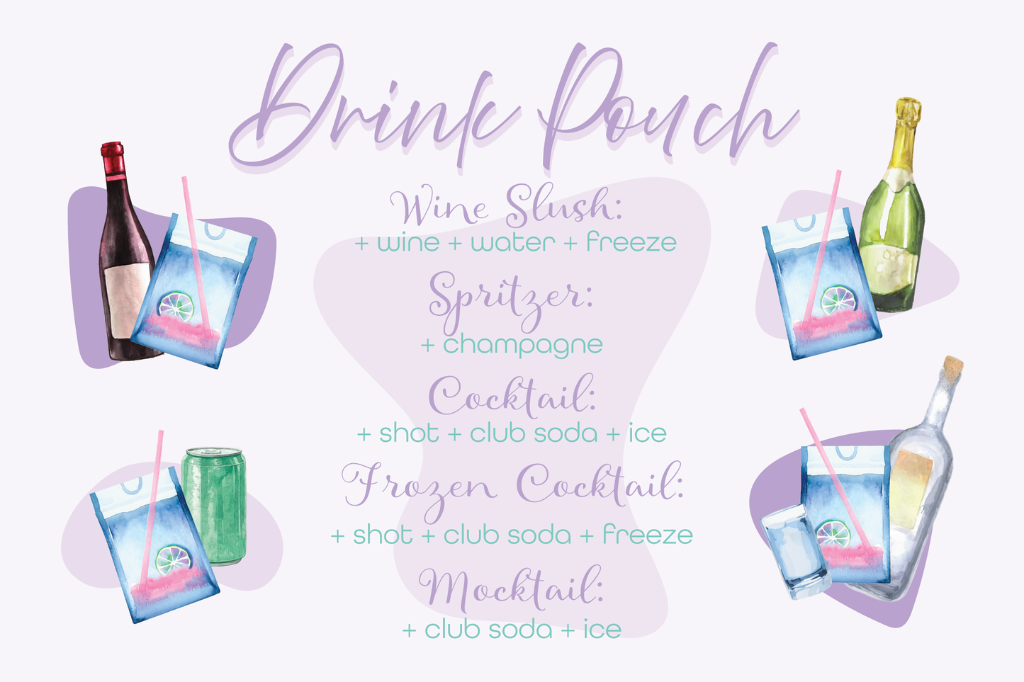 Slush Cocktail Pouches: Coconut Peaches & Cream