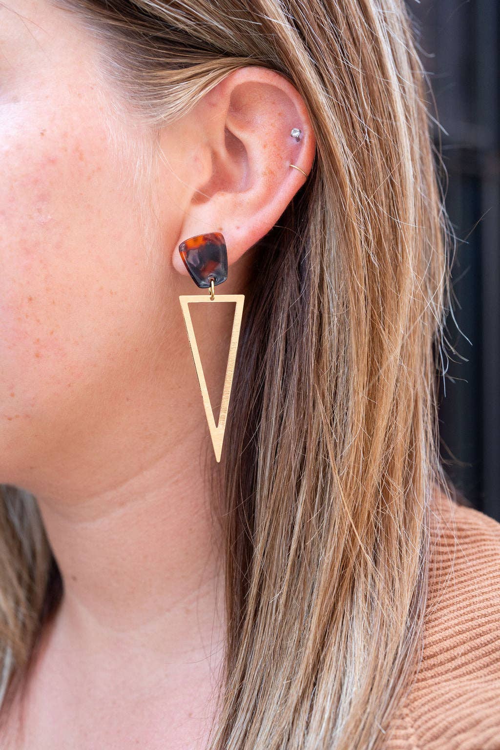 Tinley Earrings - Sedona Tortoise // Fall, Jewelry, Gifts