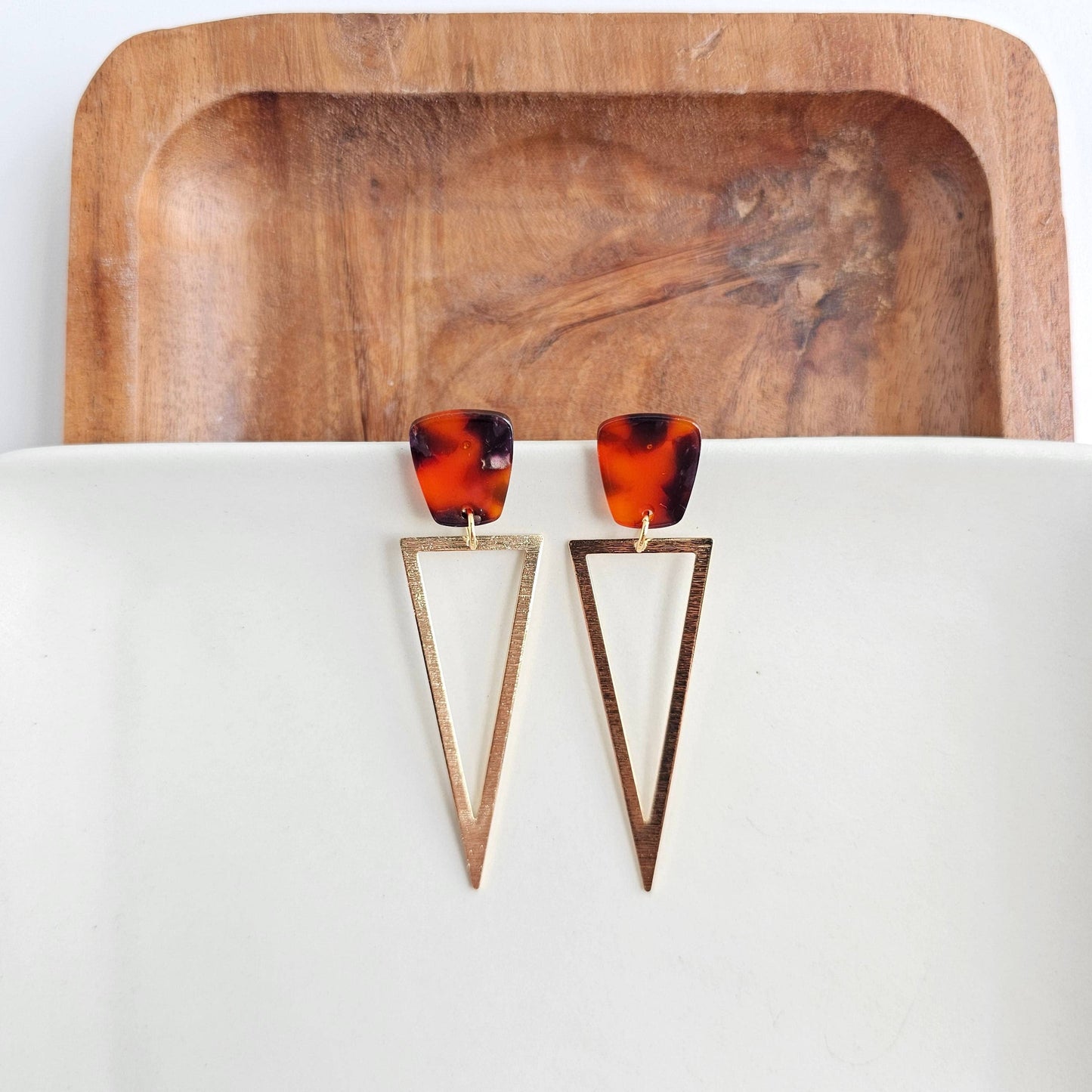 Tinley Earrings - Sedona Tortoise // Fall, Jewelry, Gifts