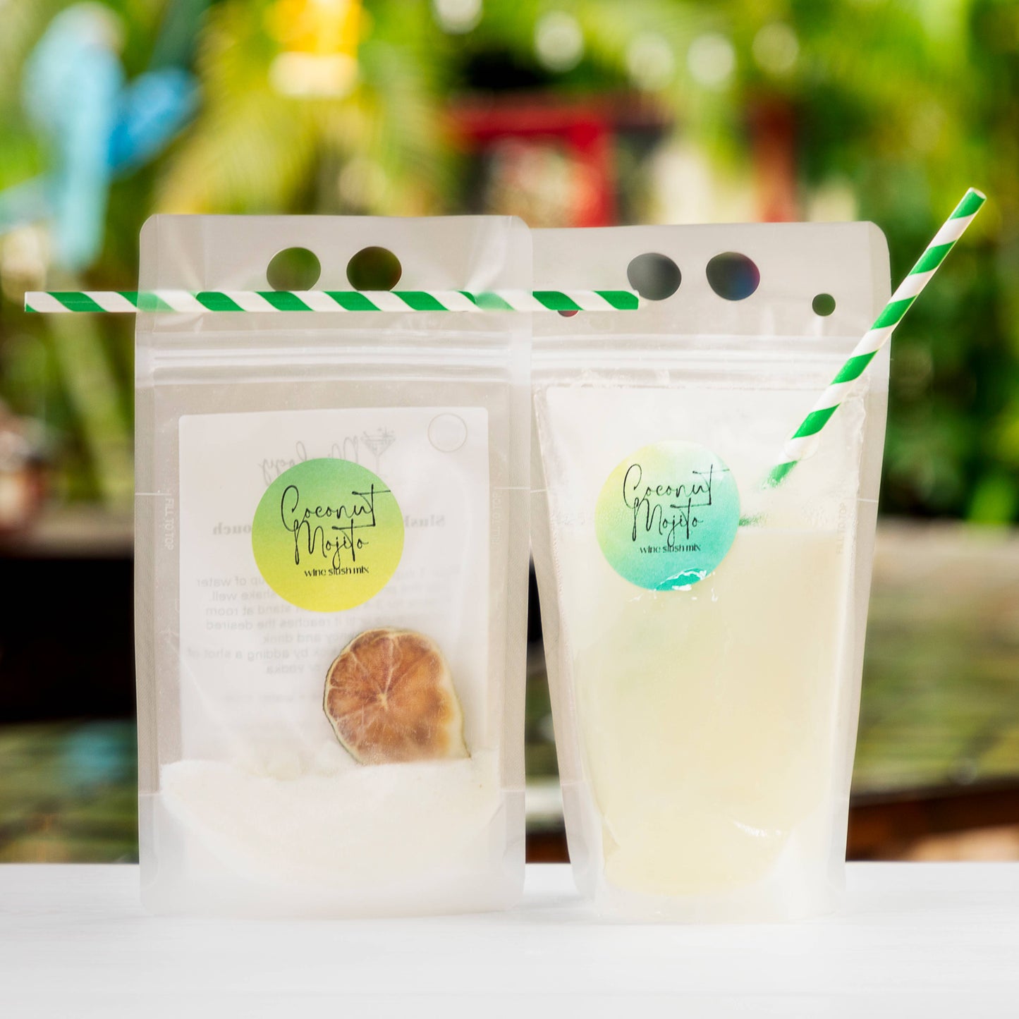 Slush Cocktail Pouches: Banana Coconut Daiquiri